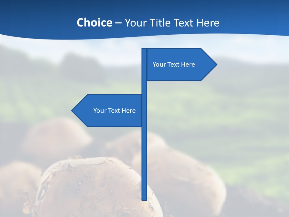 Writing Chair Table PowerPoint Template