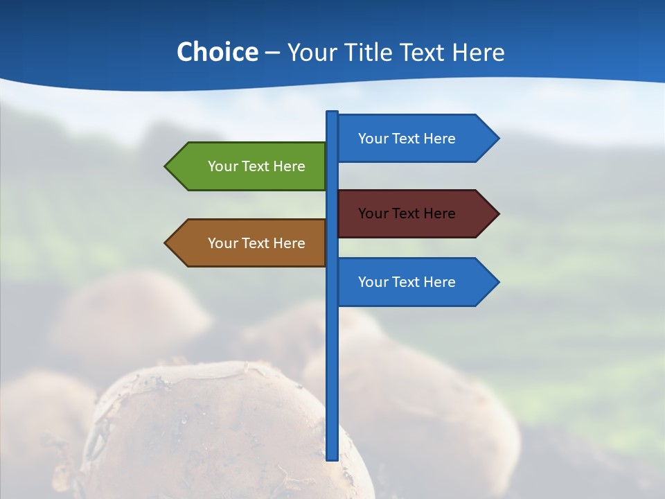 Writing Chair Table PowerPoint Template