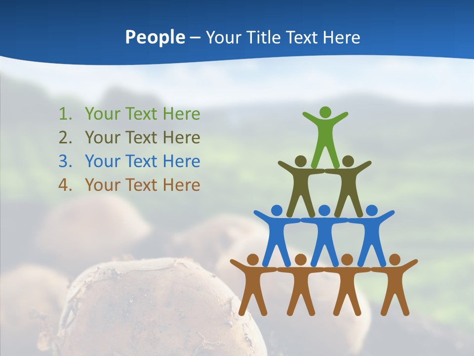 Writing Chair Table PowerPoint Template