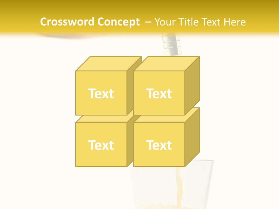 Straight Simple Idea PowerPoint Template
