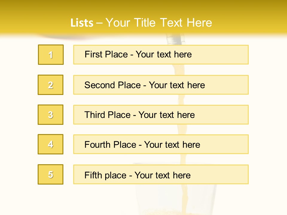Straight Simple Idea PowerPoint Template