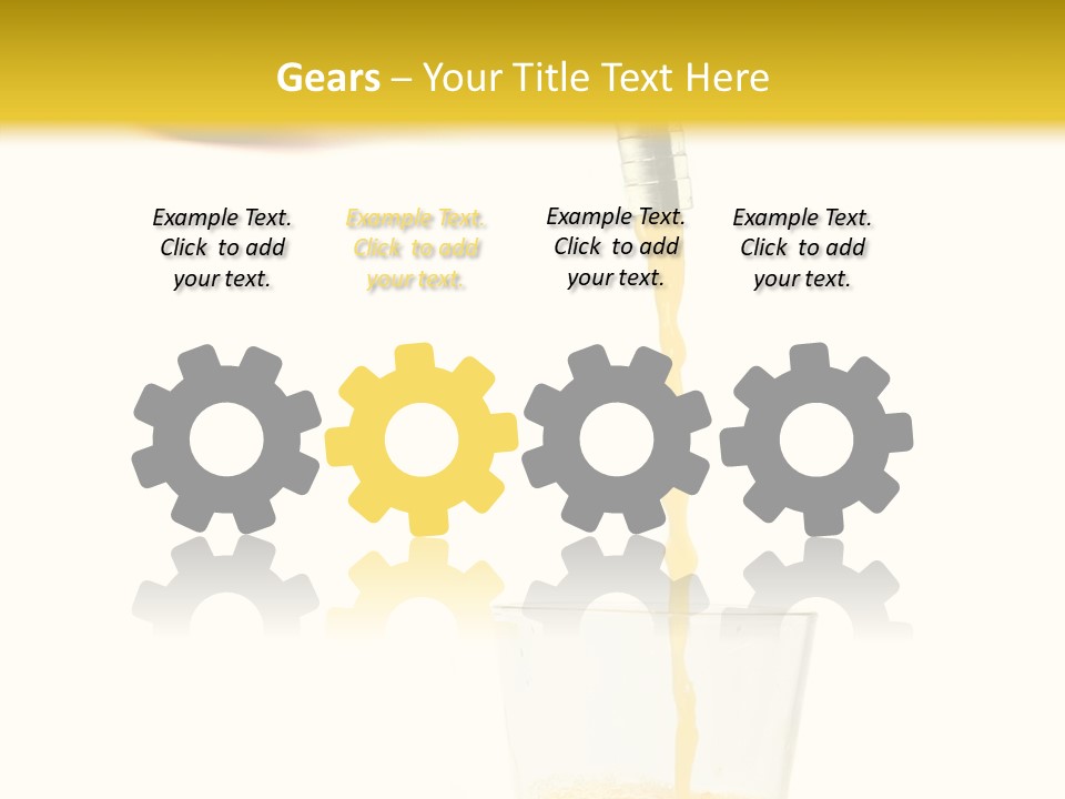 Straight Simple Idea PowerPoint Template