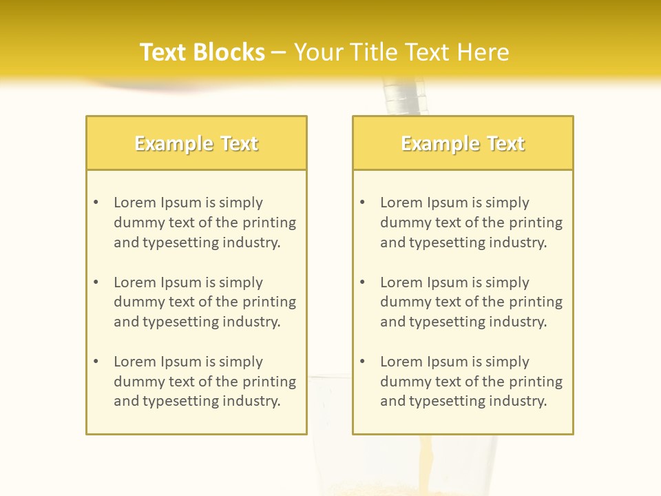 Straight Simple Idea PowerPoint Template