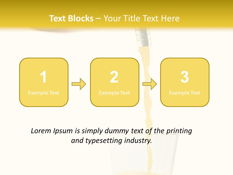 Straight Simple Idea PowerPoint Template