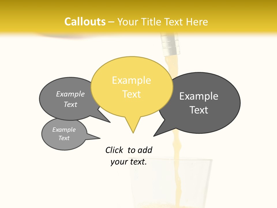 Straight Simple Idea PowerPoint Template