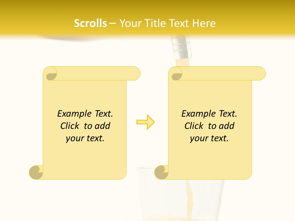Straight Simple Idea PowerPoint Template