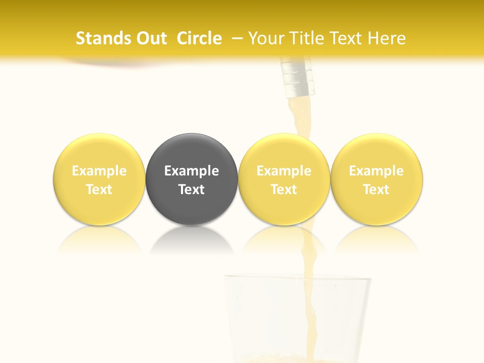 Straight Simple Idea PowerPoint Template