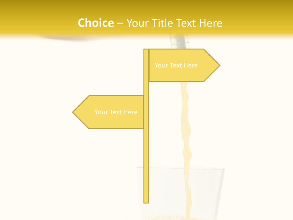 Straight Simple Idea PowerPoint Template