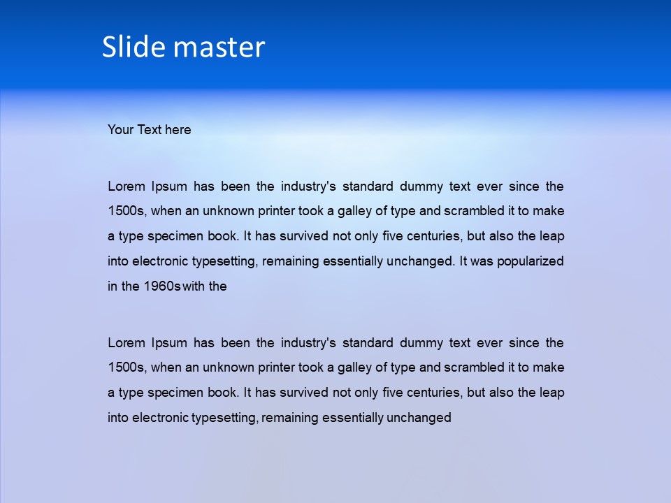 God Beams Rays PowerPoint Template