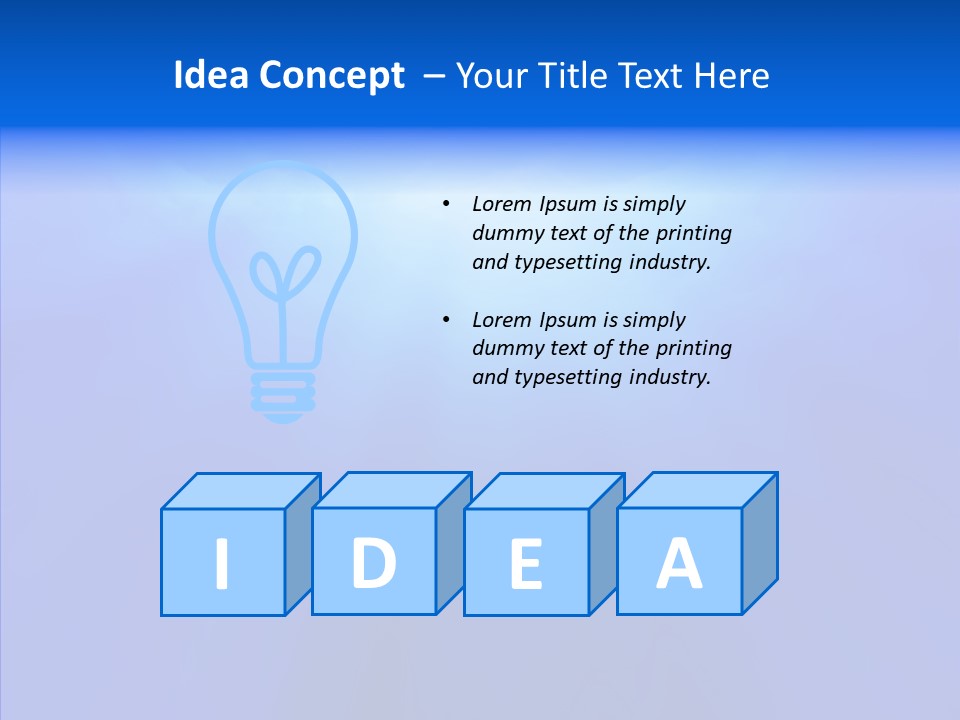 God Beams Rays PowerPoint Template