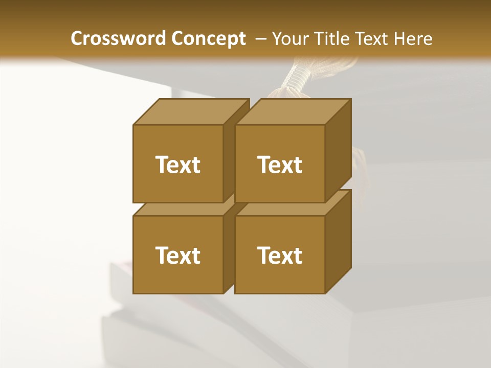 Textbook Books School PowerPoint Template