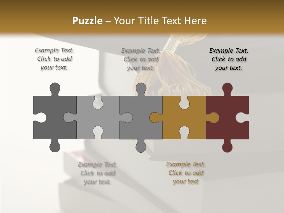 Textbook Books School PowerPoint Template