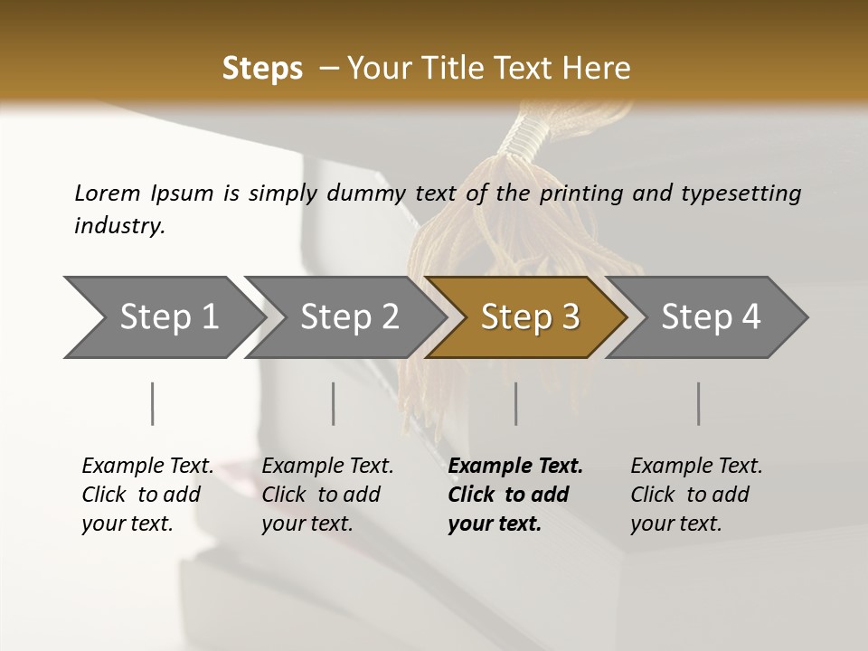 Textbook Books School PowerPoint Template