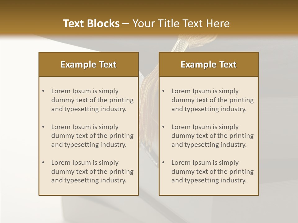 Textbook Books School PowerPoint Template