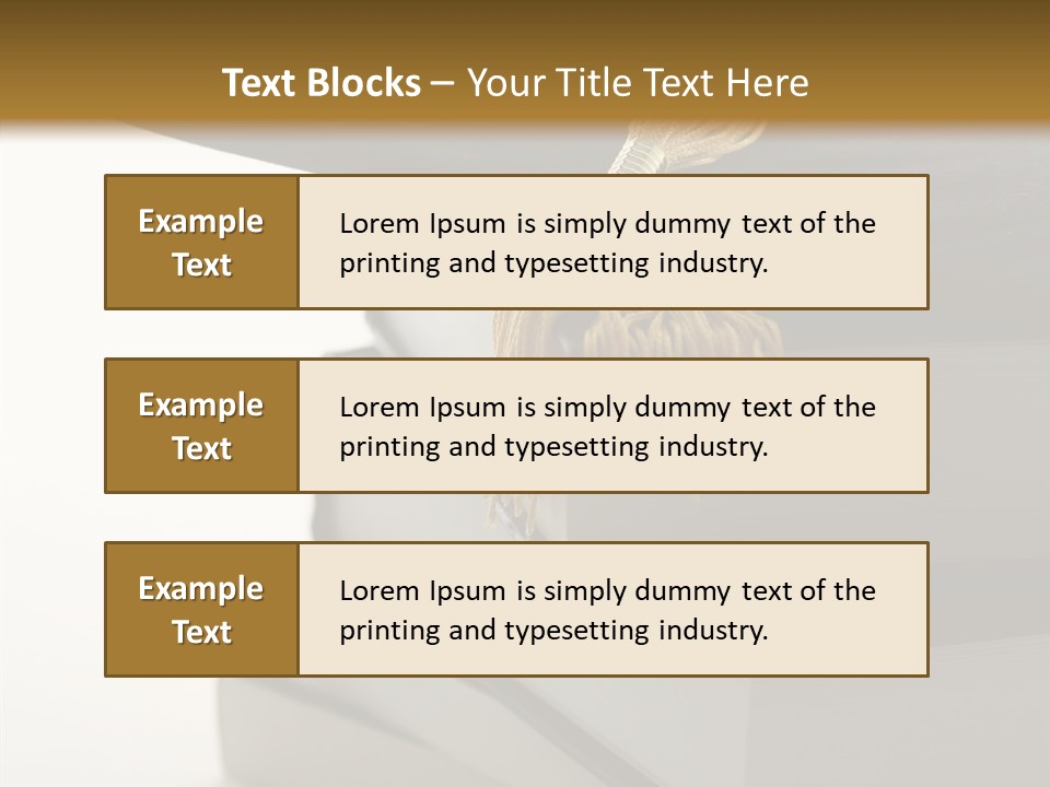 Textbook Books School PowerPoint Template