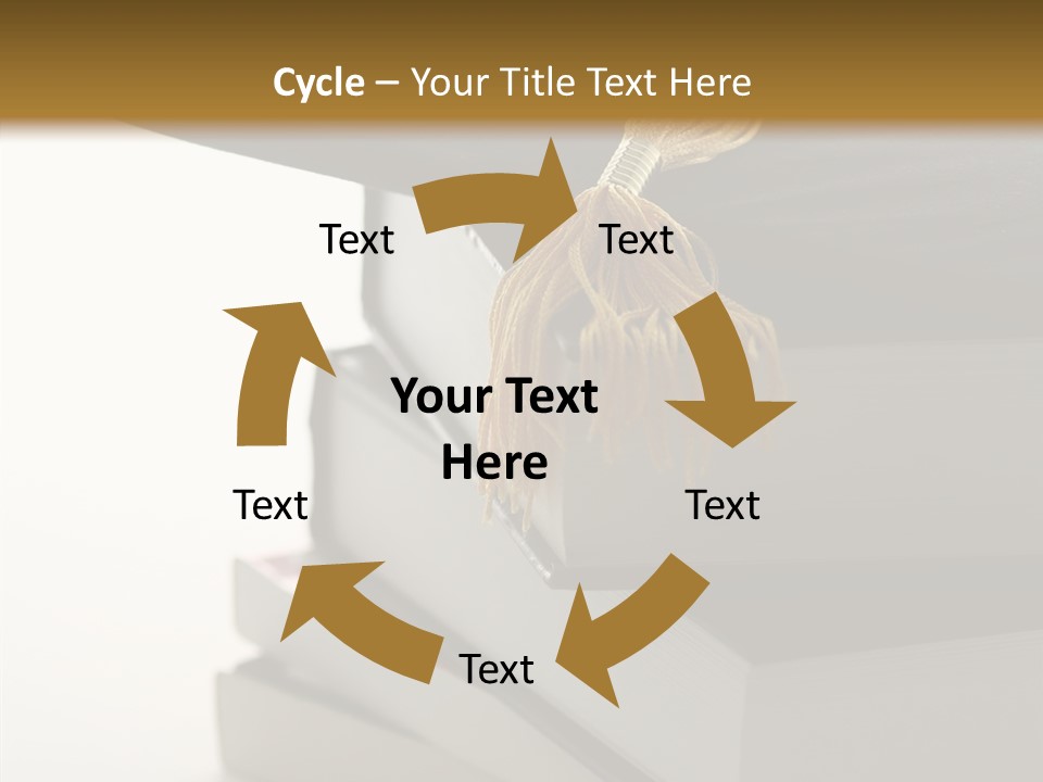 Textbook Books School PowerPoint Template