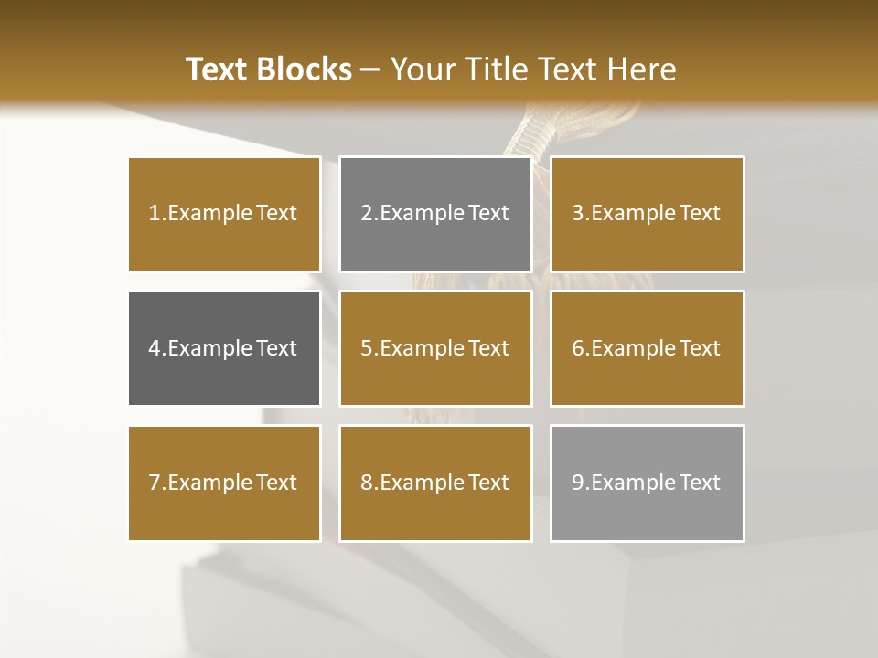 Textbook Books School PowerPoint Template