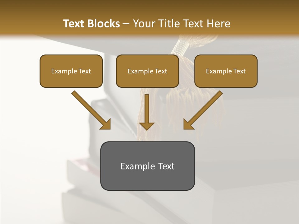 Textbook Books School PowerPoint Template