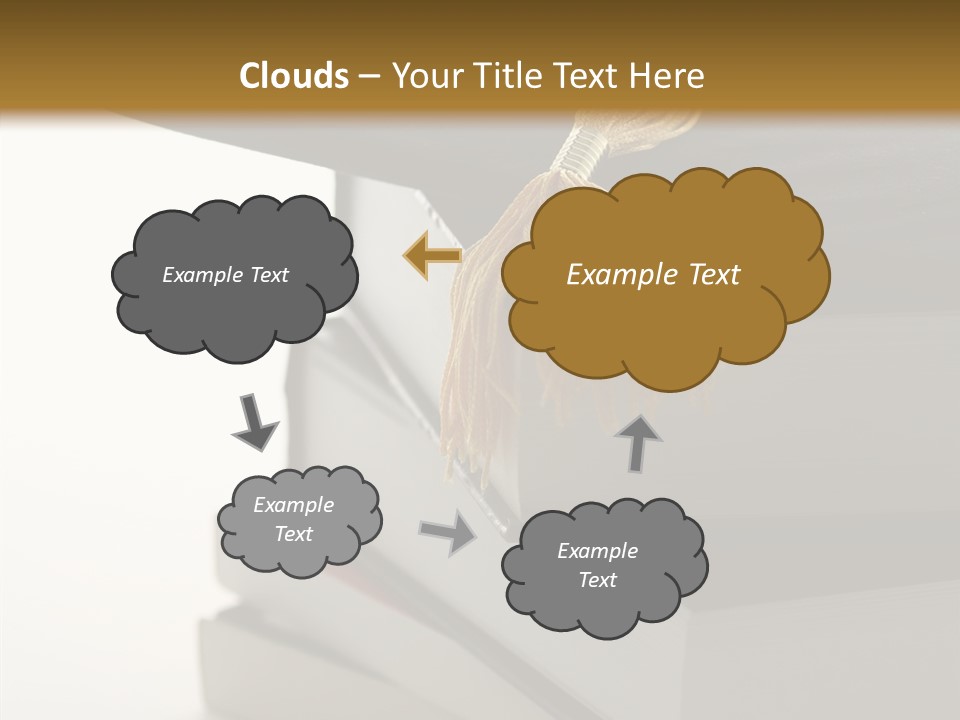 Textbook Books School PowerPoint Template