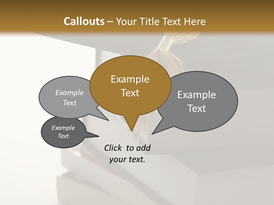 Textbook Books School PowerPoint Template