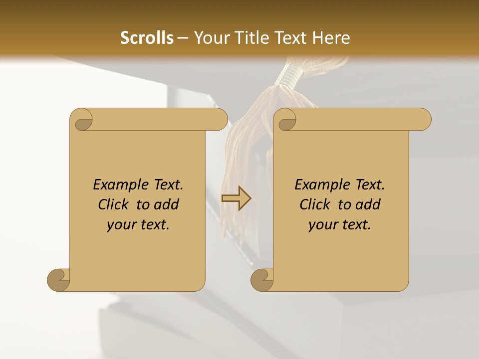 Textbook Books School PowerPoint Template