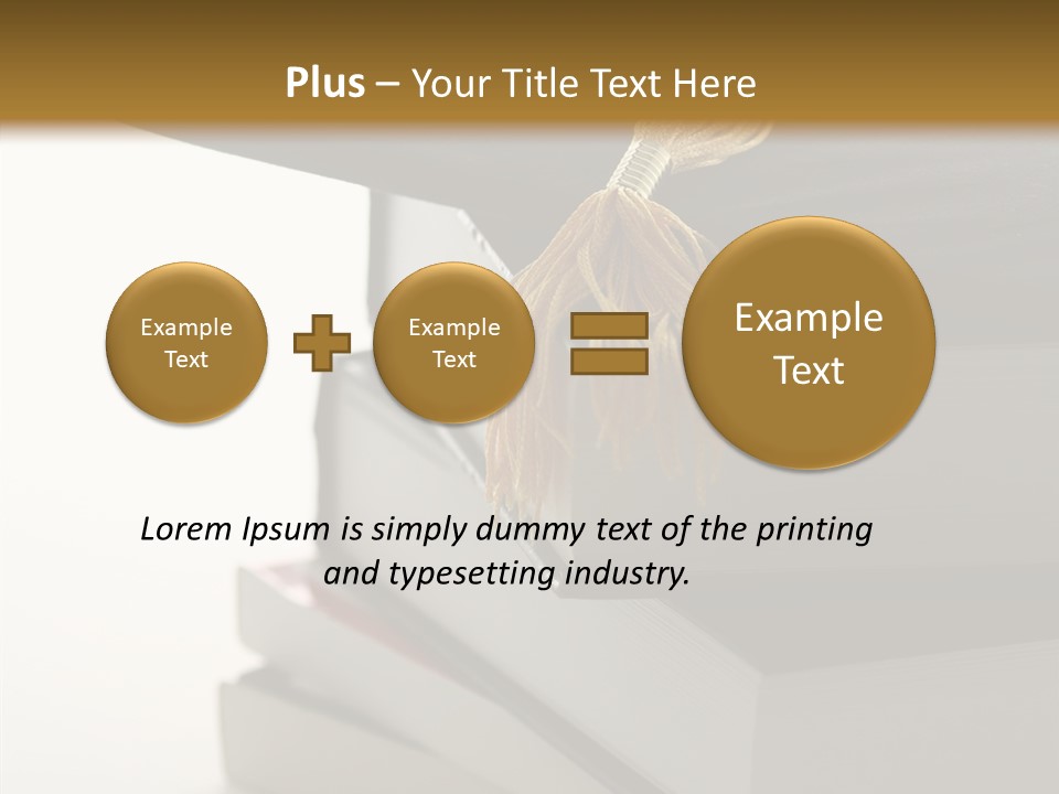 Textbook Books School PowerPoint Template