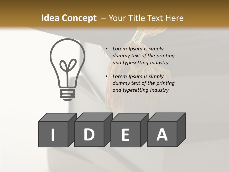 Textbook Books School PowerPoint Template