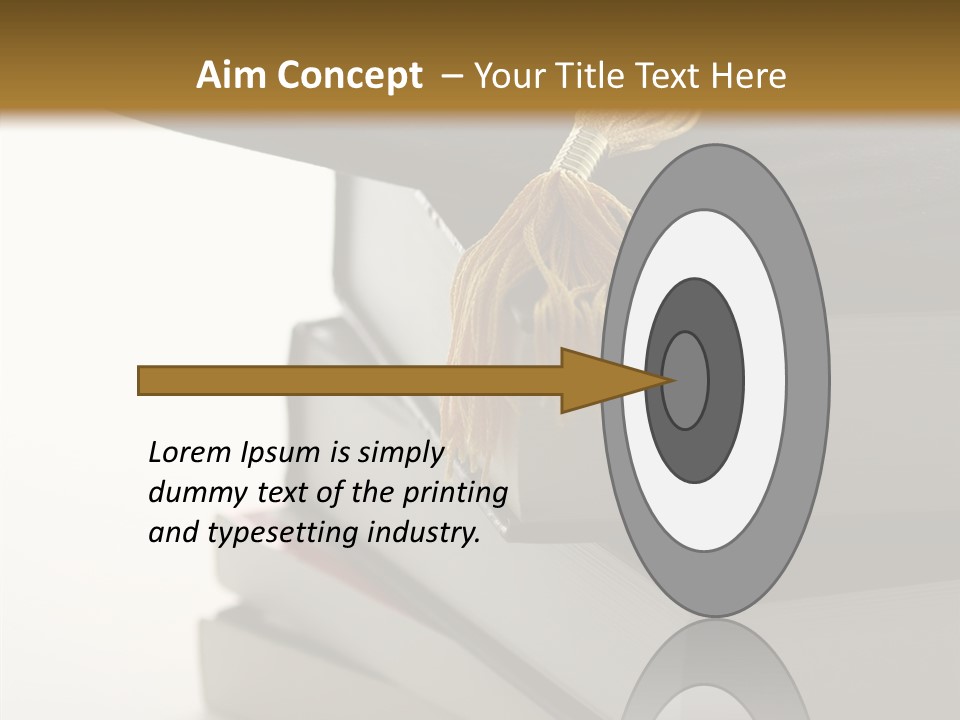 Textbook Books School PowerPoint Template