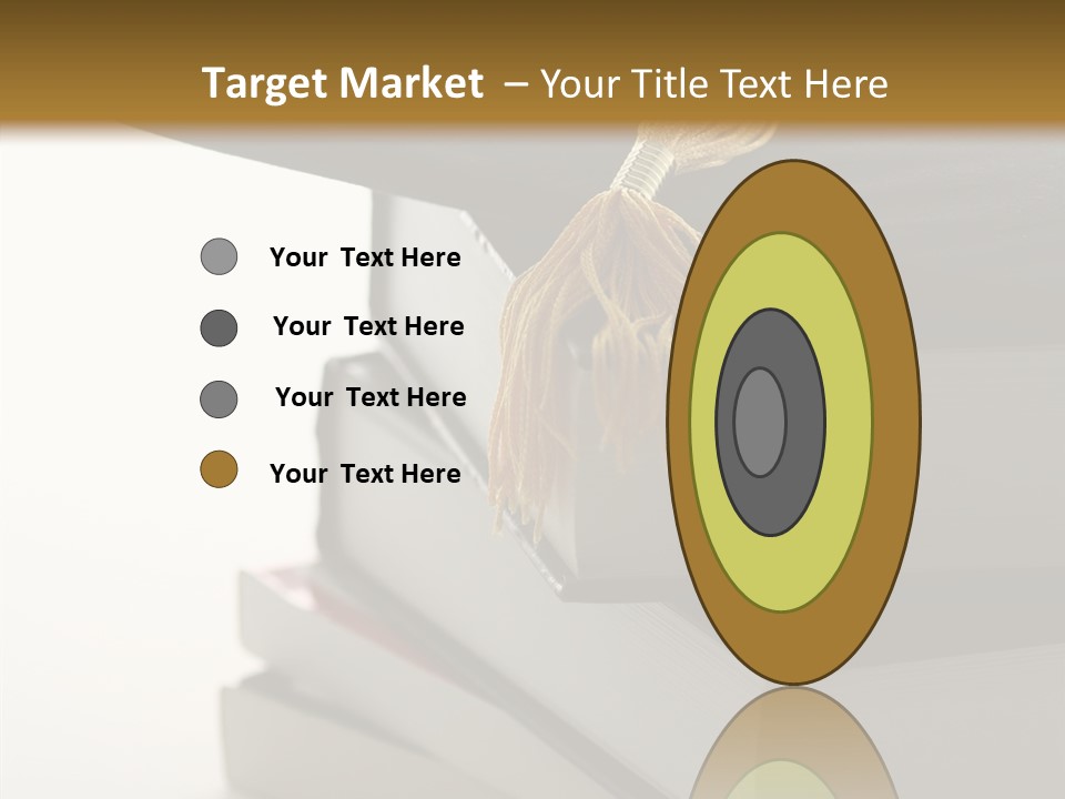 Textbook Books School PowerPoint Template