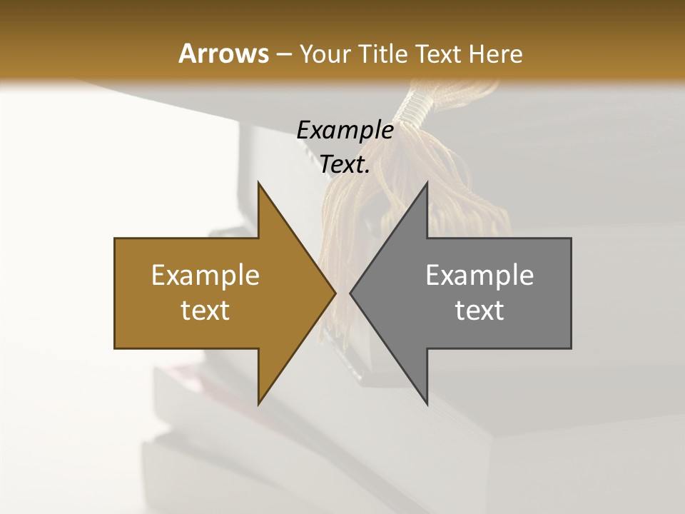 Textbook Books School PowerPoint Template