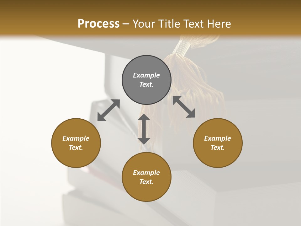 Textbook Books School PowerPoint Template