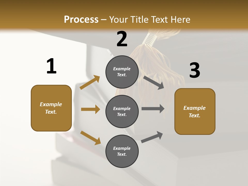 Textbook Books School PowerPoint Template