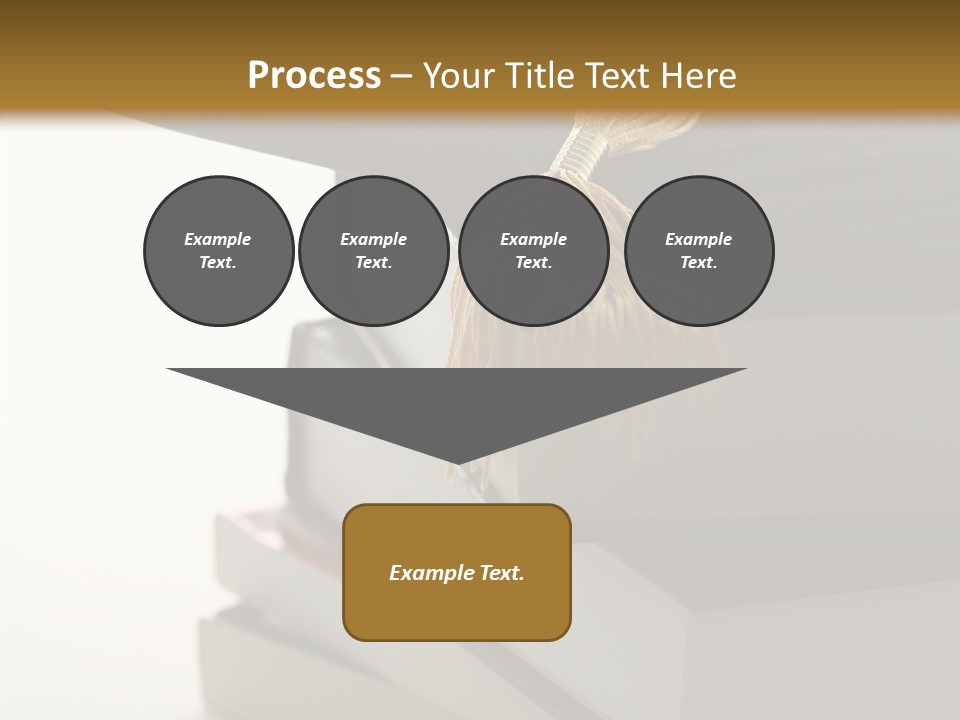 Textbook Books School PowerPoint Template