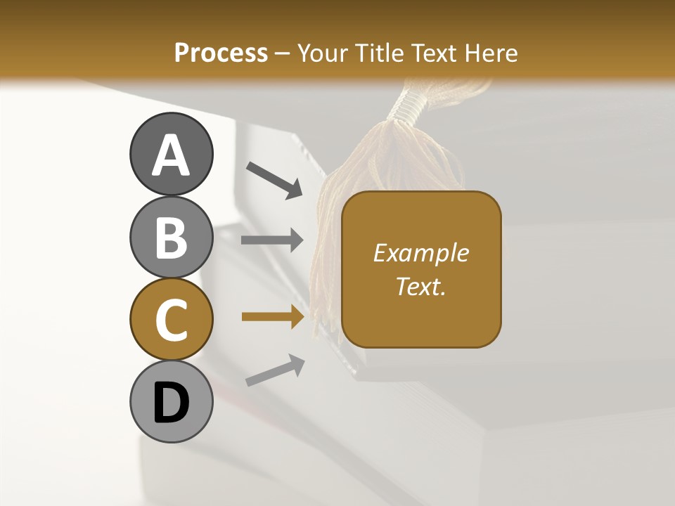 Textbook Books School PowerPoint Template