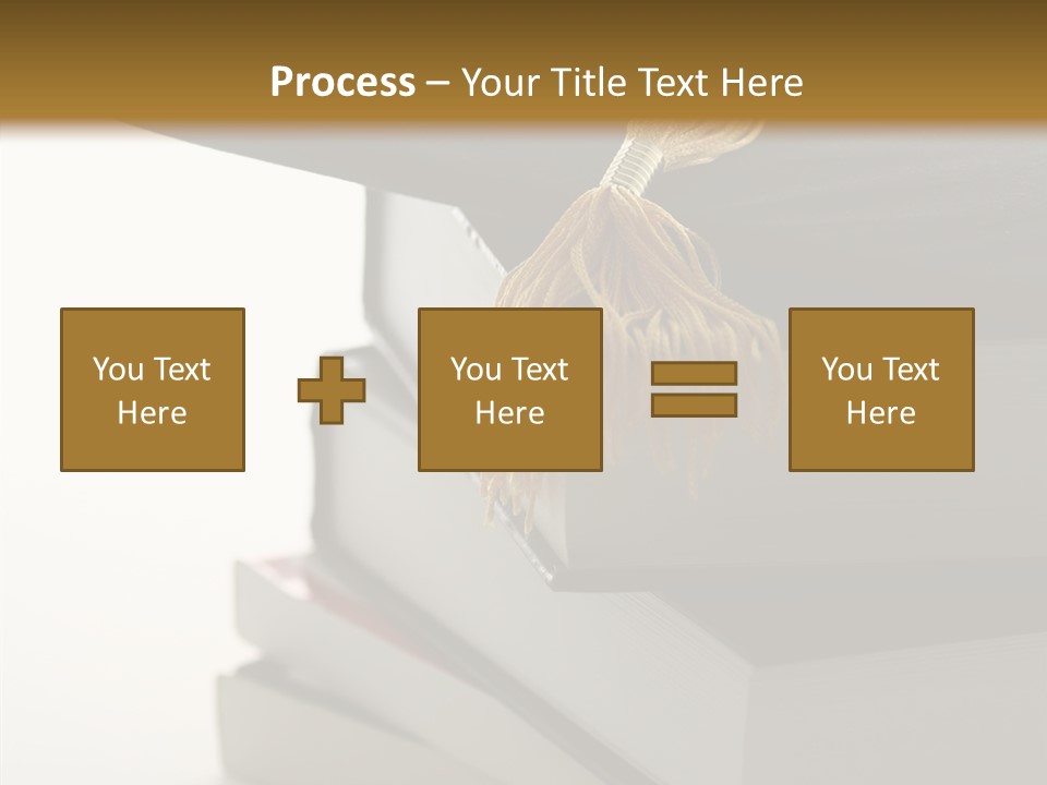Textbook Books School PowerPoint Template