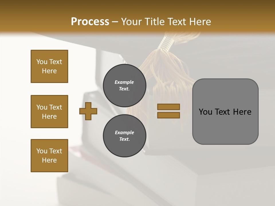 Textbook Books School PowerPoint Template
