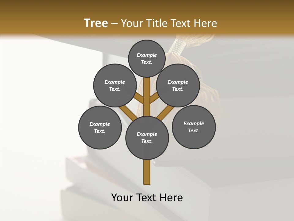 Textbook Books School PowerPoint Template