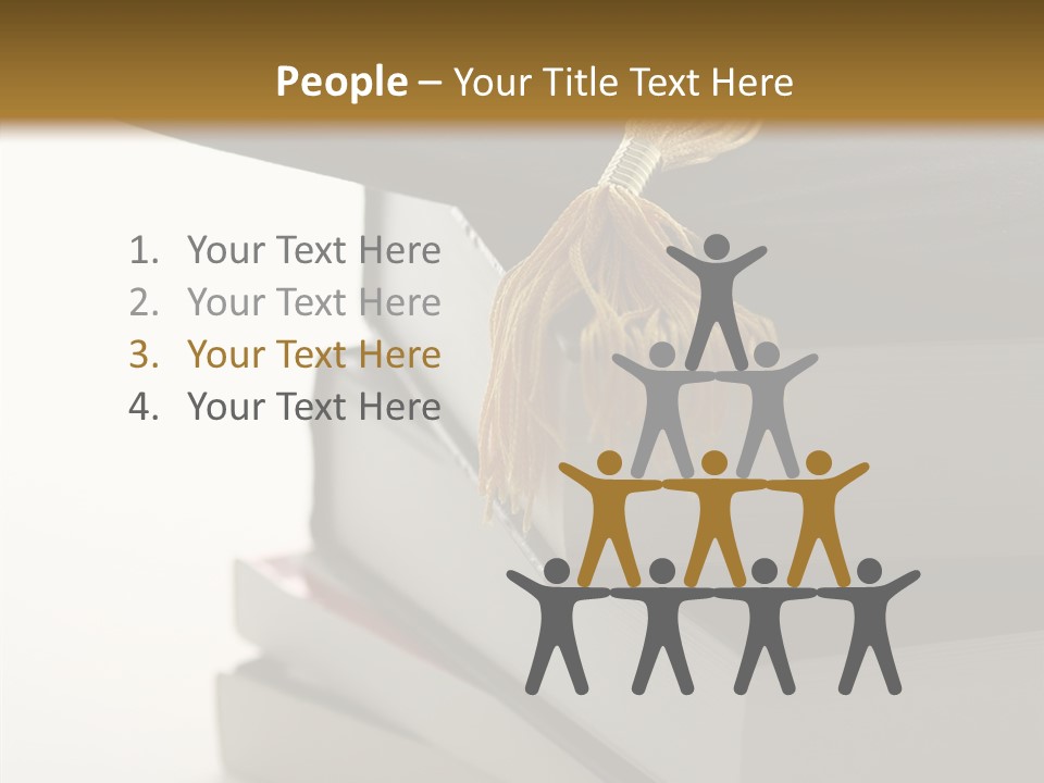 Textbook Books School PowerPoint Template