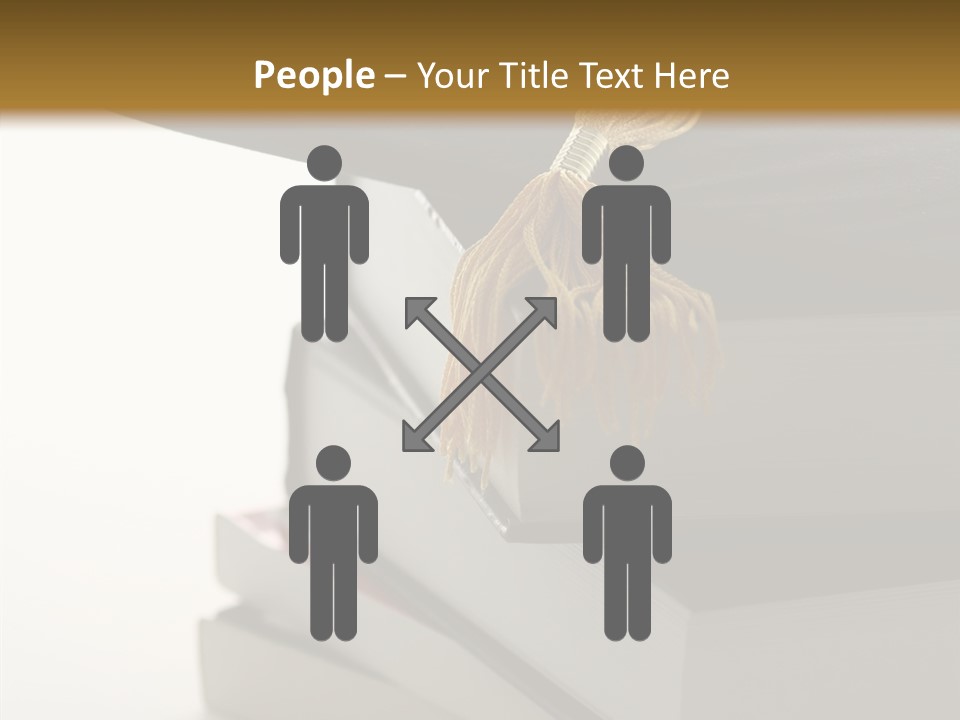 Textbook Books School PowerPoint Template