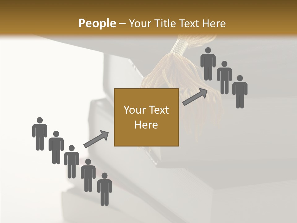 Textbook Books School PowerPoint Template