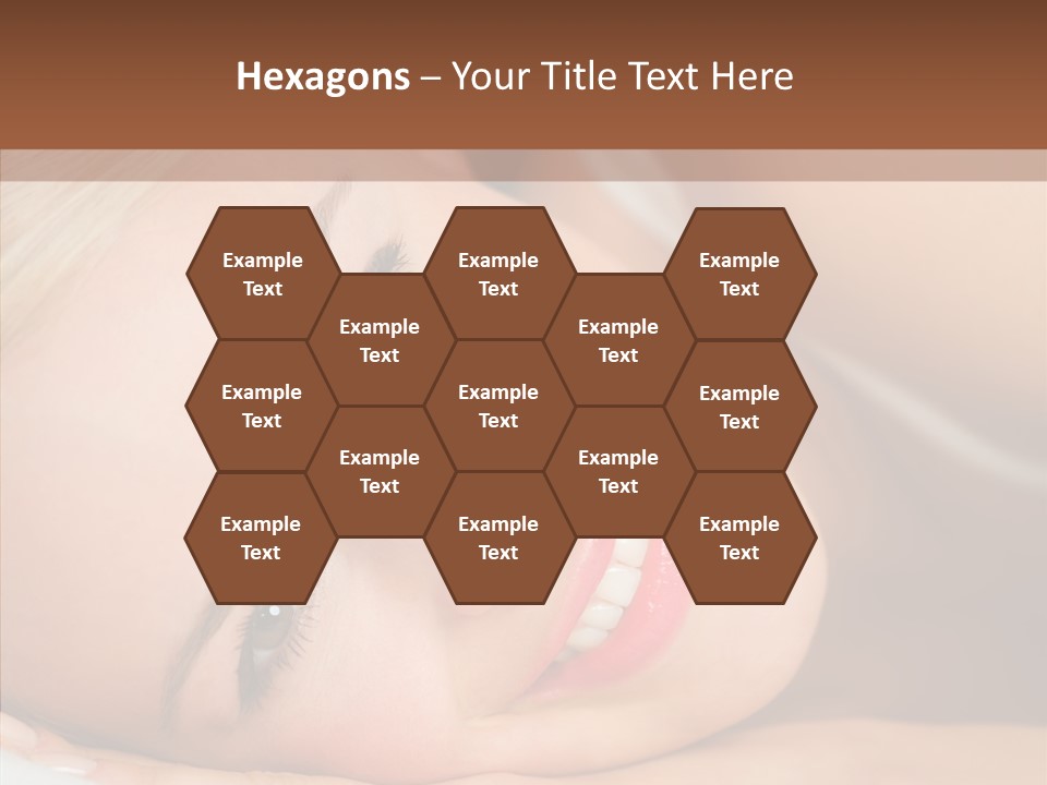 Sexy Happiness Blonde PowerPoint Template