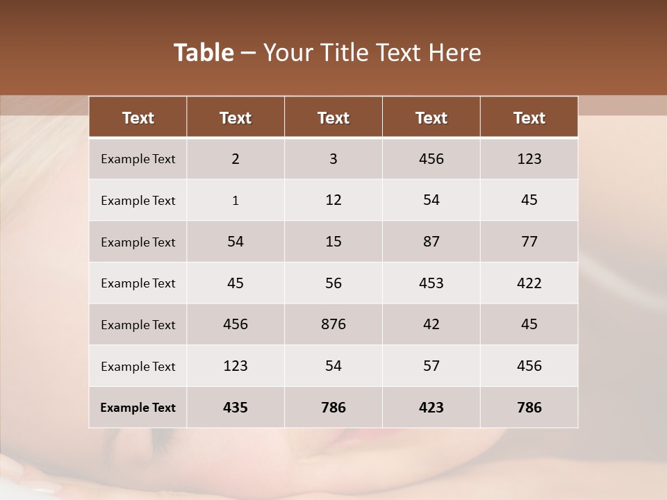 Sexy Happiness Blonde PowerPoint Template