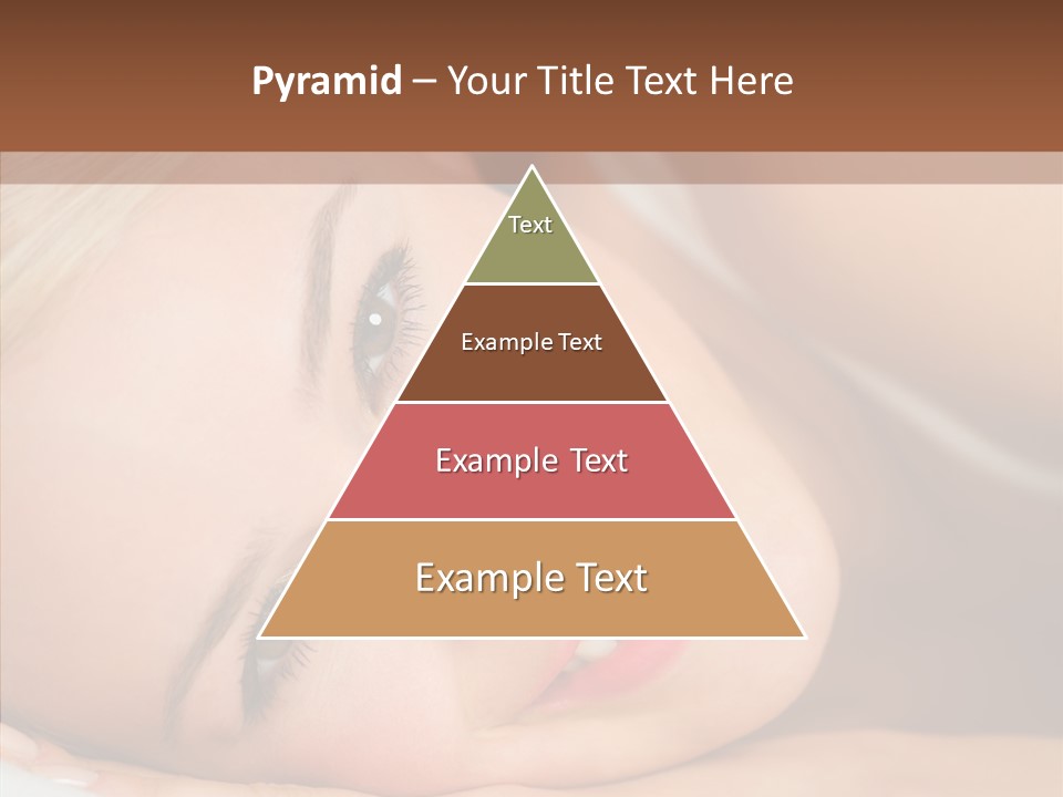 Sexy Happiness Blonde PowerPoint Template