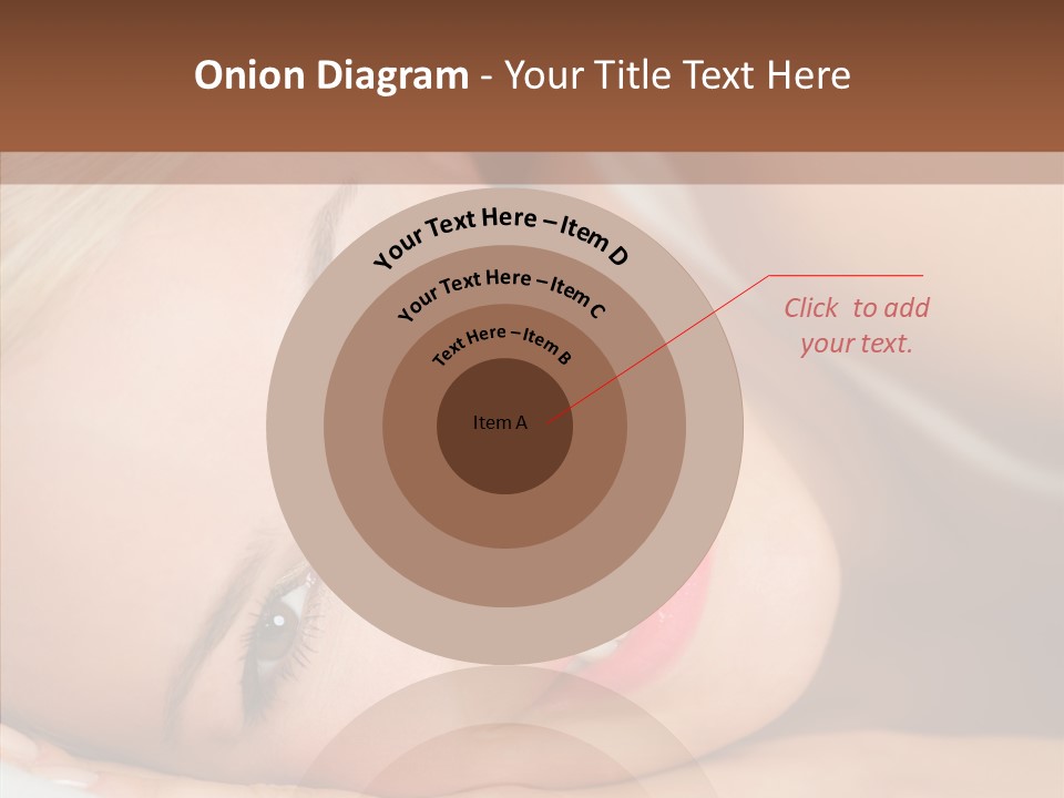 Sexy Happiness Blonde PowerPoint Template