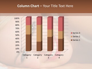 Sexy Happiness Blonde PowerPoint Template