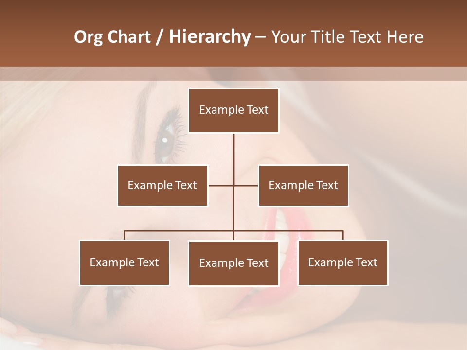 Sexy Happiness Blonde PowerPoint Template