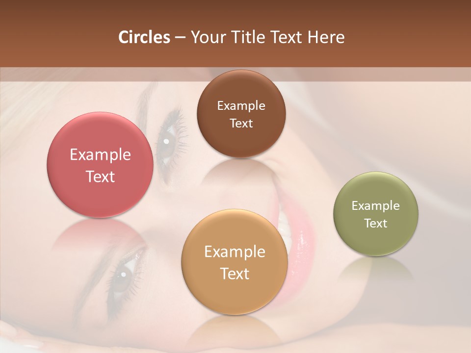 Sexy Happiness Blonde PowerPoint Template