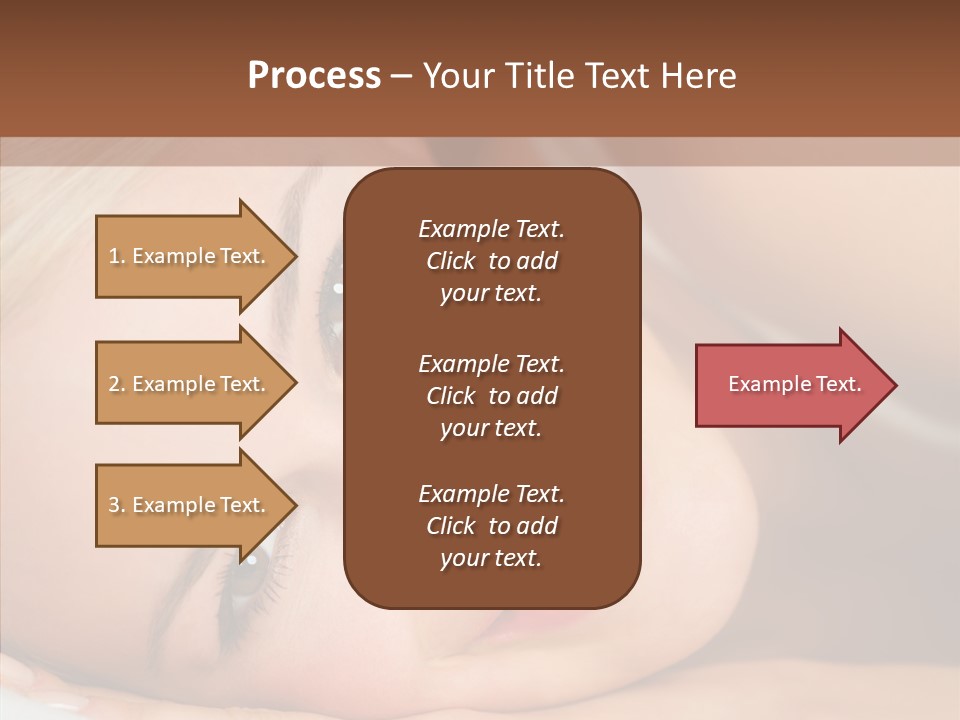 Sexy Happiness Blonde PowerPoint Template