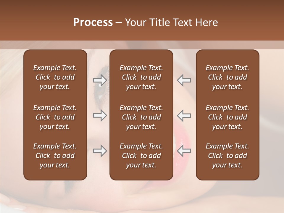 Sexy Happiness Blonde PowerPoint Template