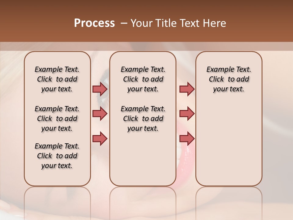 Sexy Happiness Blonde PowerPoint Template